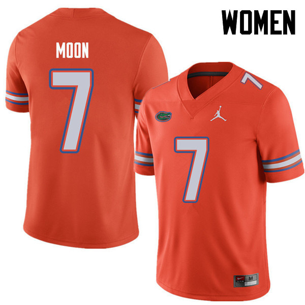 Jordan Brand Women #7 Jeremiah Moon Florida Gators College Football Jerseys Sale-Orange - Click Image to Close